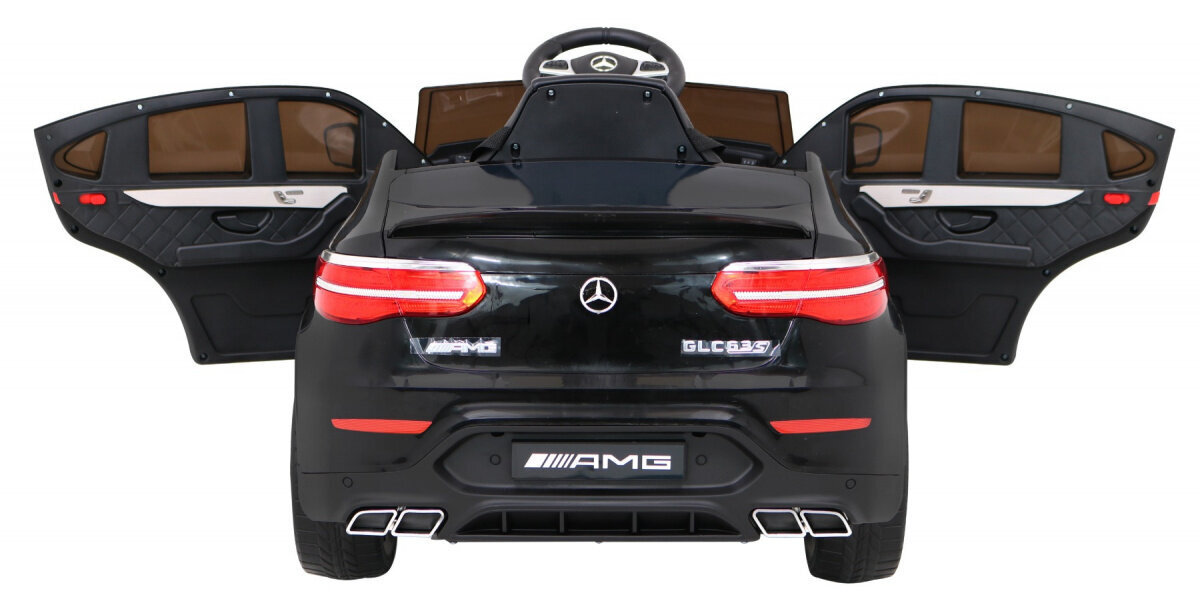 Mercedes Benz GLC63S ühekohaline elektriauto, must цена и информация | Laste elektriautod | kaup24.ee