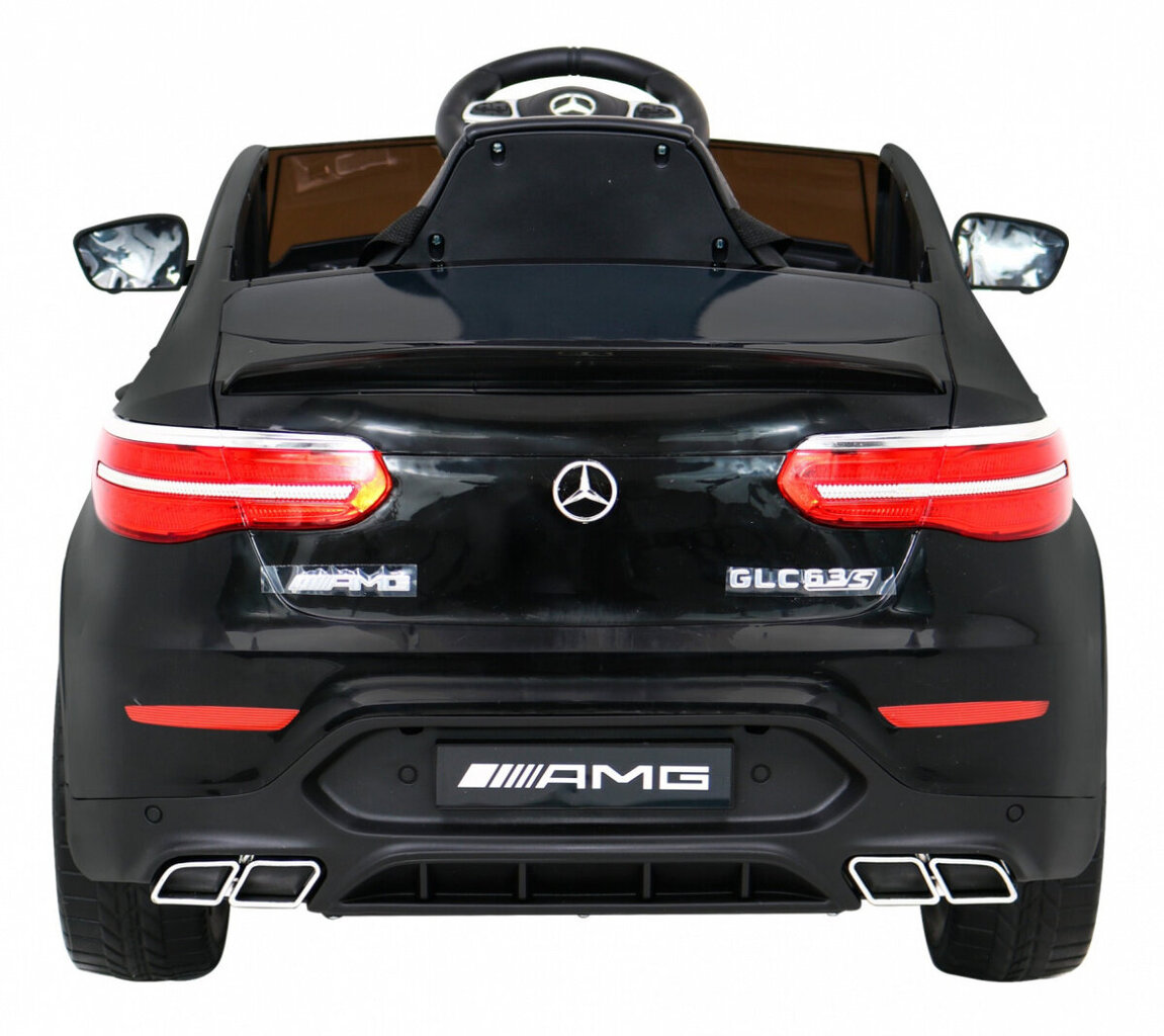 Mercedes Benz GLC63S ühekohaline elektriauto, must hind ja info | Laste elektriautod | kaup24.ee