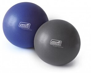 SISSEL® Pilates Soft Ball, 26 см, серый цена и информация | Гимнастические мячи | kaup24.ee
