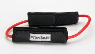 Thera-band круглая эластичная лента с держателями, красный цвет, 60 см цена и информация | Тренировочные шины | kaup24.ee