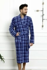 Meeste hommikumantel Cocoon 581006 01, tumesinine/sinine 581006*01-XL hind ja info | Meeste hommikumantlid, pidžaamad | kaup24.ee