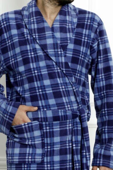 Meeste hommikumantel Cocoon 581006 01, tumesinine/sinine 581006*01-XL hind ja info | Meeste hommikumantlid, pidžaamad | kaup24.ee