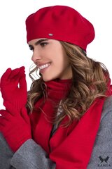 Naiste barett Kamea Inezz*09, punane 5903246735048 hind ja info | Naiste mütsid ja peapaelad | kaup24.ee