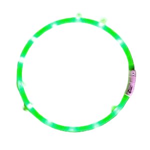 Anicoll LED Collar for Dogs and Cats Green цена и информация | Kaelarihmad ja traksid koertele | kaup24.ee