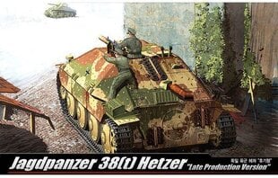 Liimitav mudel Academy 13230 Jagdpanzer 38(t) Hetzer Late Version 1/35 hind ja info | Liimitavad mudelid | kaup24.ee