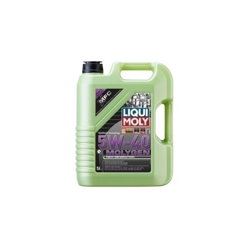 Sünteetiline mootoriõli LIQUI-MOLY Molygen New Generation 5W-40, 5L hind ja info | Mootoriõlid | kaup24.ee