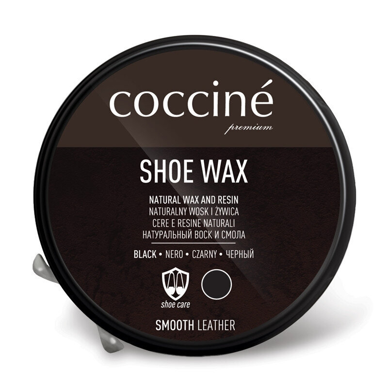 Veekindel kreemvaha siledale nahale (must + valge + värvitu) - Coccine Shoe Wax цена и информация | Rõivaste ja jalatsite hooldus | kaup24.ee