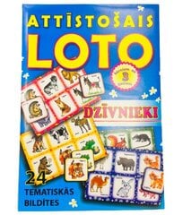 Hariduslik Lotto. Loomade tähestik цена и информация | Настольные игры | kaup24.ee