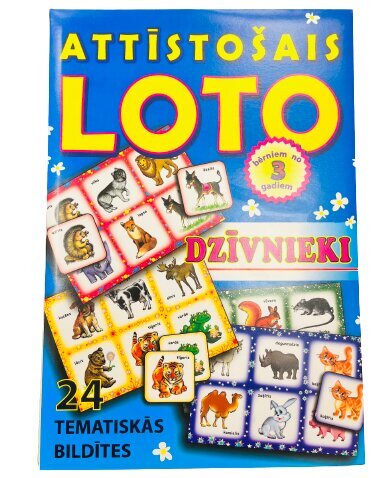 Hariduslik Lotto. Loomade tähestik цена и информация | Lauamängud ja mõistatused | kaup24.ee