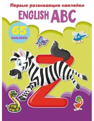 Первые развивающие наклейки. English ABC. 65 наклеек цена и информация | Развивающие книги | kaup24.ee
