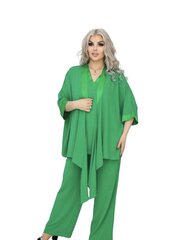 Naiste kolmeosaline kostüüm Fashion/106, Roheline hind ja info | Naiste kostüümid | kaup24.ee