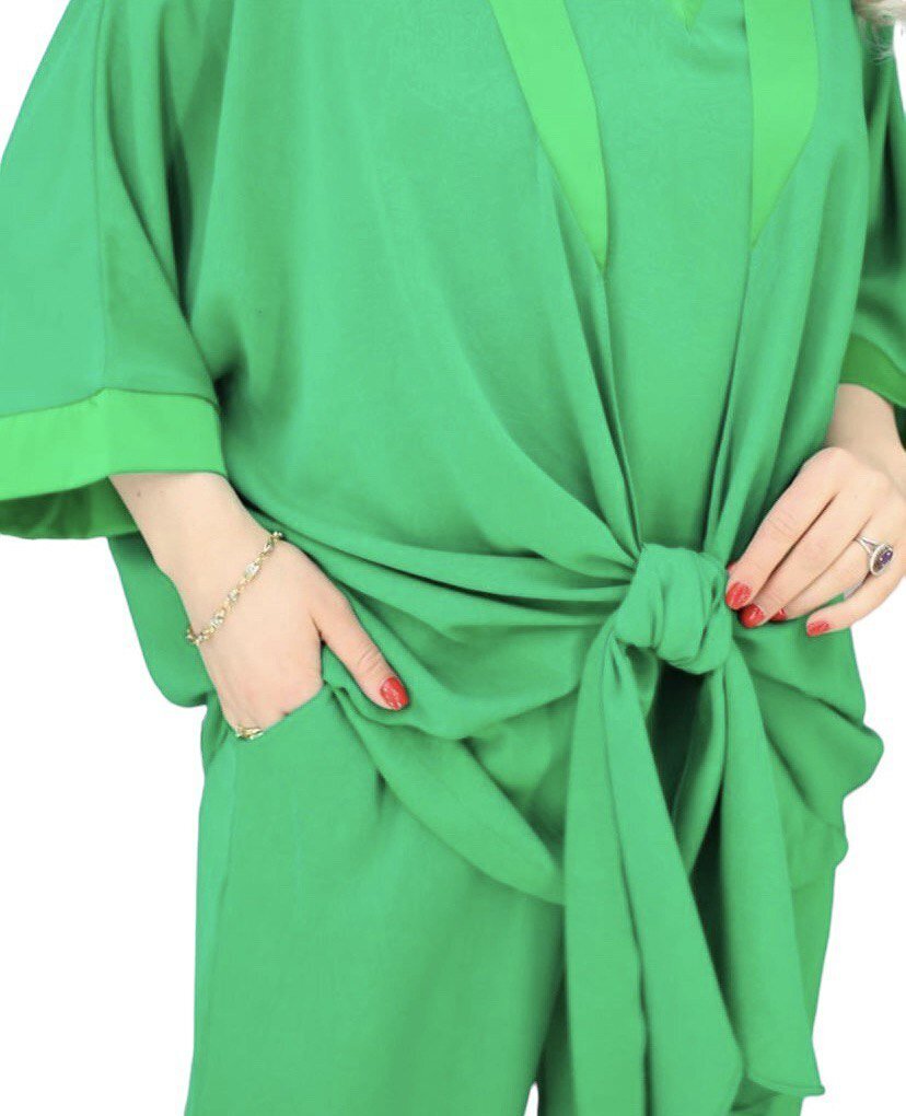 Naiste kolmeosaline kostüüm Fashion/106, Roheline hind ja info | Naiste kostüümid | kaup24.ee