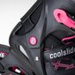 Reguleeritava suurusega rulluisud CoolSlide Nachos, must/roosa hind ja info | Rulluisud ja tarvikud | kaup24.ee
