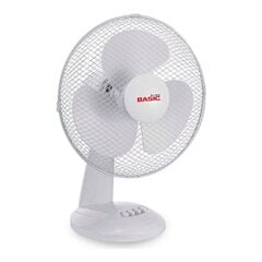 Настольный вентилятор, белый 35 Вт цена и информация | Вентиляторы | kaup24.ee