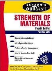 Strength of Materials. Schaum's Outlines цена и информация | Книги по архитектуре | kaup24.ee