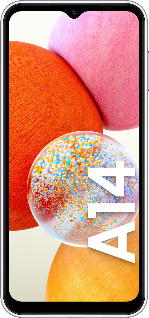 Samsung Galaxy A14 4/64GB Silver SM-A145RZSUEUB hind ja info | Telefonid | kaup24.ee