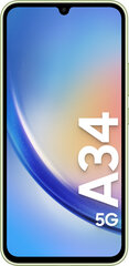 Samsung Galaxy A34 5G Dual SIM 6/128GB SM-A346BLGAEUB Light Green hind ja info | Telefonid | kaup24.ee