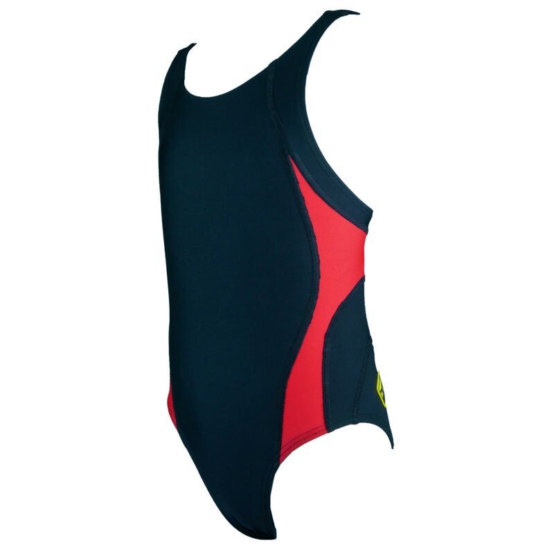 Tüdrukute ujumistrikoo Finis Youth Skinback Splice Black/Red hind ja info | Tüdrukute trikood | kaup24.ee