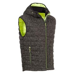 Varrukateta vest North Ways Teddy 1131 must/neoonkollane, suurus M цена и информация | Рабочая одежда | kaup24.ee