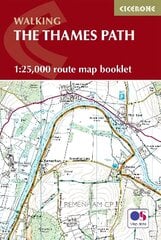 Thames Path Map Booklet: 1:25,000 OS Route Map Booklet 2nd Revised edition цена и информация | Путеводители, путешествия | kaup24.ee