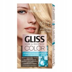 Juuksevärv Schwarzkopf Gliss Color 10-0 цена и информация | Краска для волос | kaup24.ee