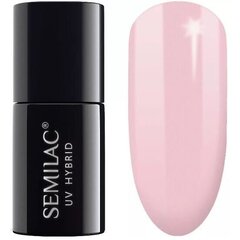 Kauapüsiv hübriidküünelakk French Pink Milk Semilac 053, 7 ml цена и информация | Лаки для ногтей, укрепители для ногтей | kaup24.ee