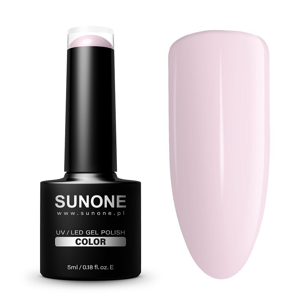 Hübriidlakk Sunone UV/LED Gel Polish Color R03 Rosie, 5ml hind ja info | Küünelakid, küünetugevdajad | kaup24.ee