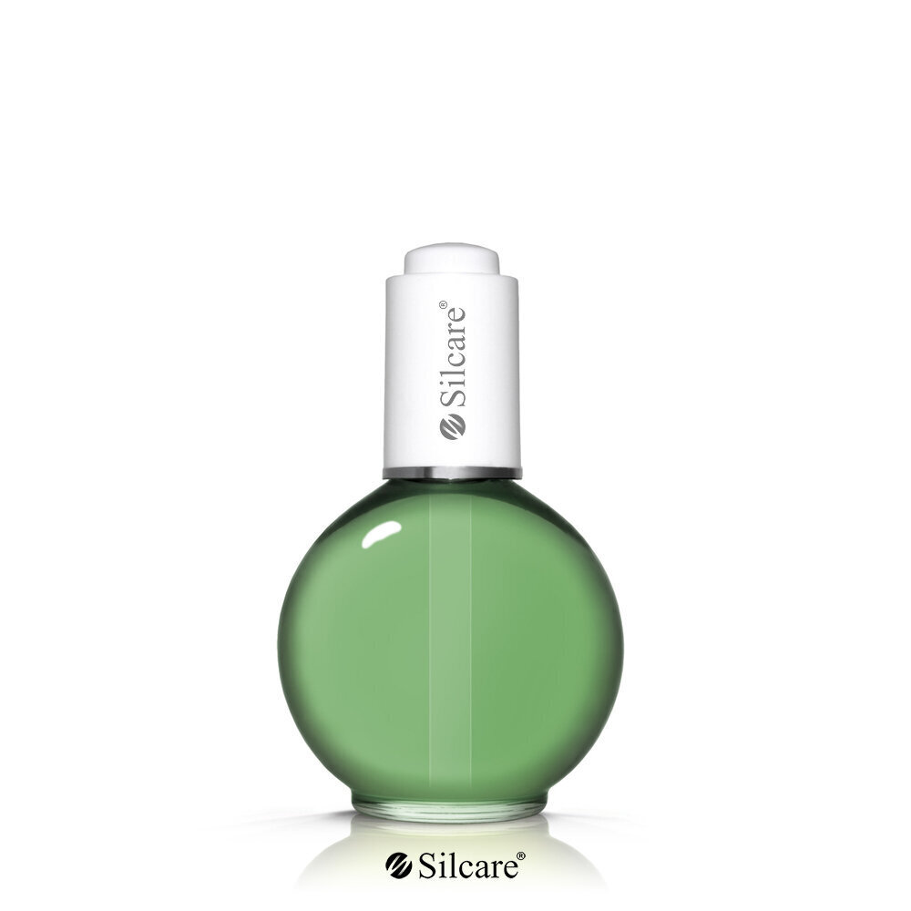 Küünenaha- ja küüneõli Silcare The Garden of Colour Regenerating Cuticle and Nail Oil Kiwi Deep Green, 75ml hind ja info | Küünelakid, küünetugevdajad | kaup24.ee