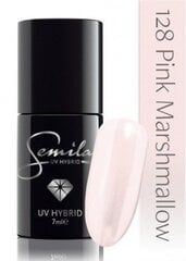 Гибридный лак для ногтей Semilac UV Hybrid 128 Pink Marshmallow, 7 мл цена и информация | Лаки для ногтей, укрепители для ногтей | kaup24.ee