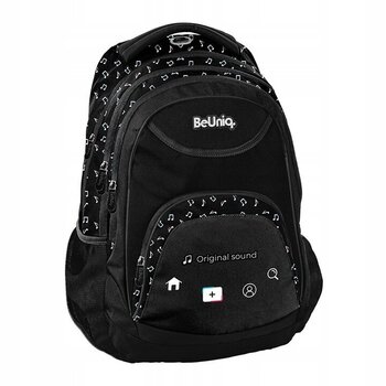 Школьный рюкзак BeUniq, черный цвет цена и информация | Школьные рюкзаки, спортивные сумки | kaup24.ee