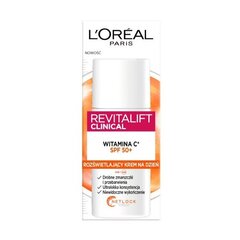 Näokreem Loreal Paris Revitalift Clinical SPF50+, 50 ml hind ja info | Näokreemid | kaup24.ee