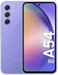 Samsung Galaxy A54 5G 8/128GB Light Violet SM-A546BLVCEUB hind ja info | Telefonid | kaup24.ee