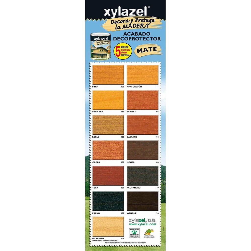 Lasuur Xylazel Plus Decora 750 ml Matt Dalbergia цена и информация | Krundid, pahtel jne. | kaup24.ee