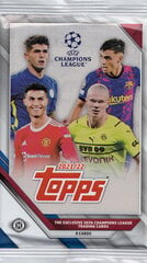 Футбольные карточки Комплект карт TOPPS UEFA CHAMPIONS LEAGUE 2021/2022 (HOBBY) цена и информация | Коллекционные карточки | kaup24.ee