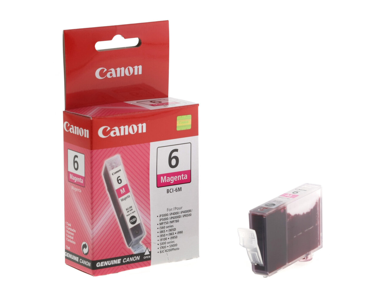 Originaalne Tindikassett Canon BCI-6M fuksiinpunane hind ja info | Tindiprinteri kassetid | kaup24.ee