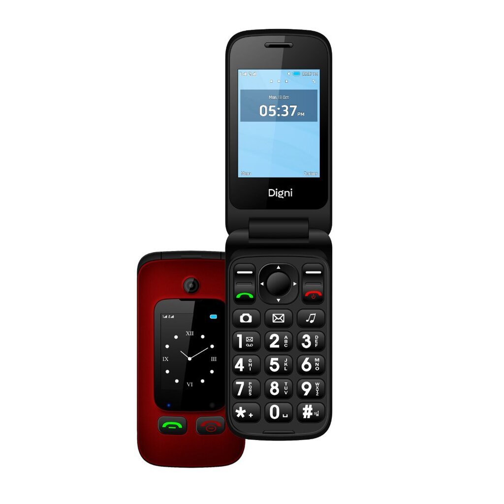 eSTAR Digni Flip Dual SIM Red (DIGNIFLIPR) цена и информация | Telefonid | kaup24.ee