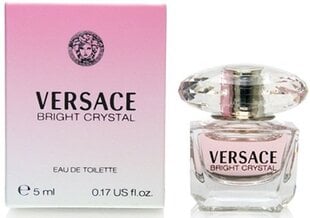 Versace Bright Crystal EDT naistele 5 ml hind ja info | Versace Kosmeetika, parfüümid | kaup24.ee