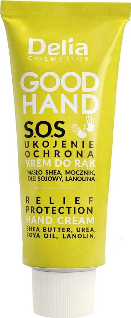 Rahustav ja kaitsev kätekreem Delia Cosmetics Good Hand S.O.S, 75ml hind ja info | Kehakreemid, losjoonid | kaup24.ee