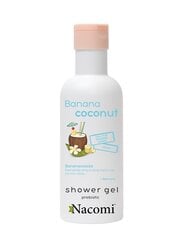 Banaani ja kookose dušigeel Nacomi, 300ml hind ja info | Dušigeelid, õlid | kaup24.ee