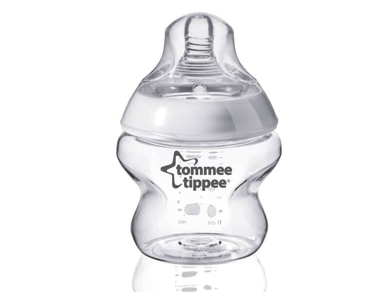 TOMMEE TIPPEE beebipudel 150ml + nisa 0m + edendamine hind ja info | Lutipudelid ja aksessuaarid | kaup24.ee