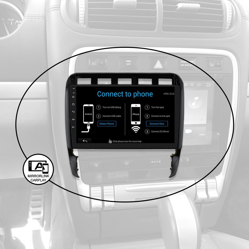 Androidi Multimeedia Porsche Cayenne 2002-09 цена и информация | Autoraadiod, multimeedia | kaup24.ee