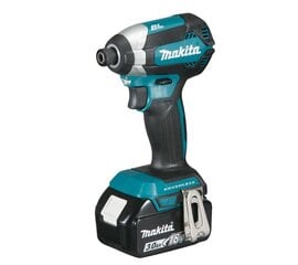 Löökkruvikeeraja Makita 18V 170Nm 2x3,0Ah LI-ION kohver MAKPAC DTD153RFJ цена и информация | Шуруповерты, дрели | kaup24.ee