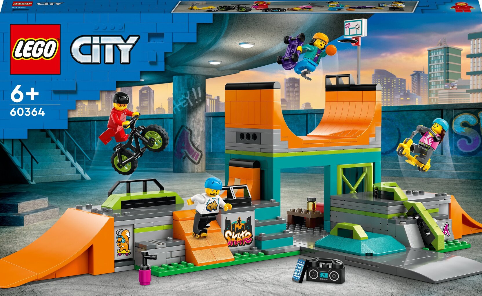 60364 LEGO® City Уличный скейт-парк цена | kaup24.ee