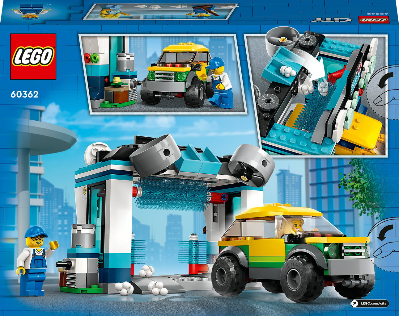 60362 LEGO® City autopesula цена и информация | Klotsid ja konstruktorid | kaup24.ee