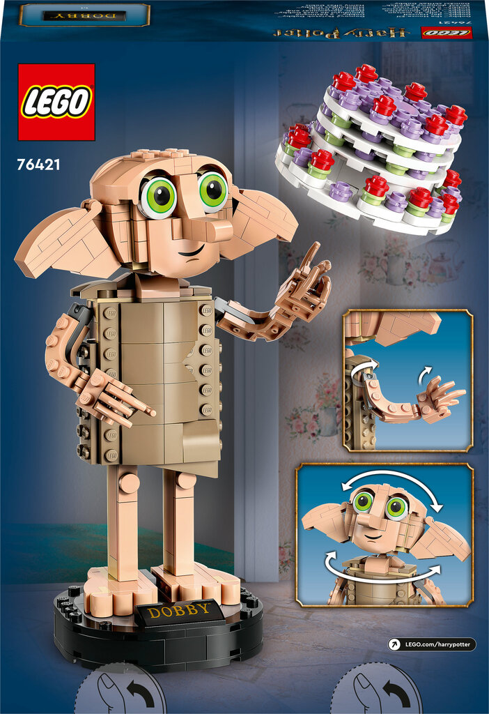 76421 LEGO® Harry Potter Majahaldjas Dobby цена и информация | Klotsid ja konstruktorid | kaup24.ee