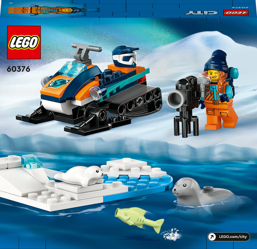 60376 LEGO® City Arktika avastaja mootorsaan hind ja info | Klotsid ja konstruktorid | kaup24.ee