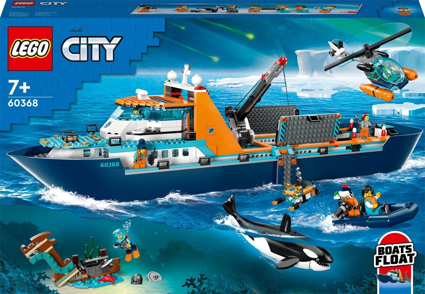 60368 LEGO® City Корабль исследователя Арктики цена | kaup24.ee