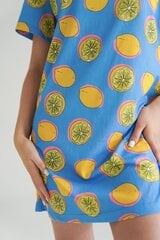 Naiste pikk T-särk sidruniga Swatti hind ja info | Naiste T-särgid, topid | kaup24.ee