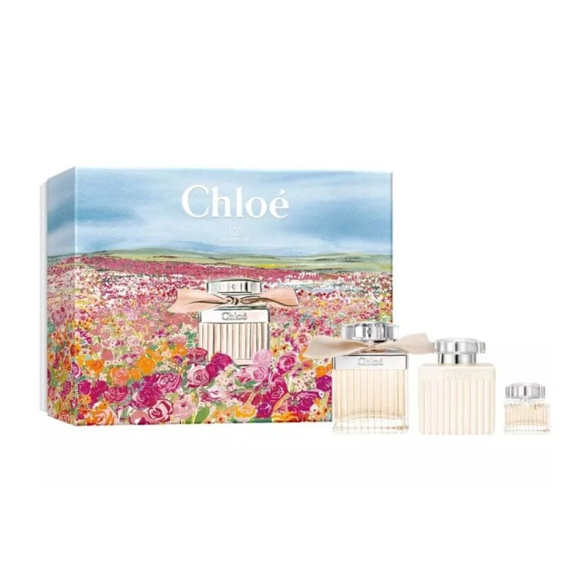 Komplekt Chloe Chloe: EDP naistele 75 ml + ihupiim 100 ml + miniversioon цена и информация | Naiste parfüümid | kaup24.ee