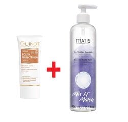 Näokreem küpsele nahale Guinot Youth Perfect Finish SPF50 30 ml koos Õrn silmameigieemaldaja Matis Micellar Water 400 ml hind ja info | Näokreemid | kaup24.ee